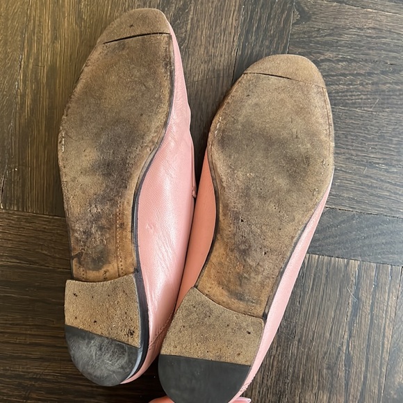 These are AUTHENTIC USED GUCCI Rose Pink Jordan leather loafers size 36.5 - Picture 14 of 16